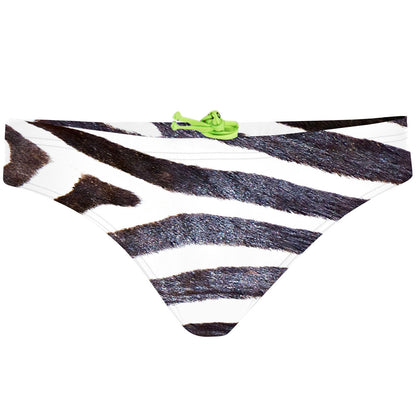 Zebra - Bandeau Bikini Bottom
