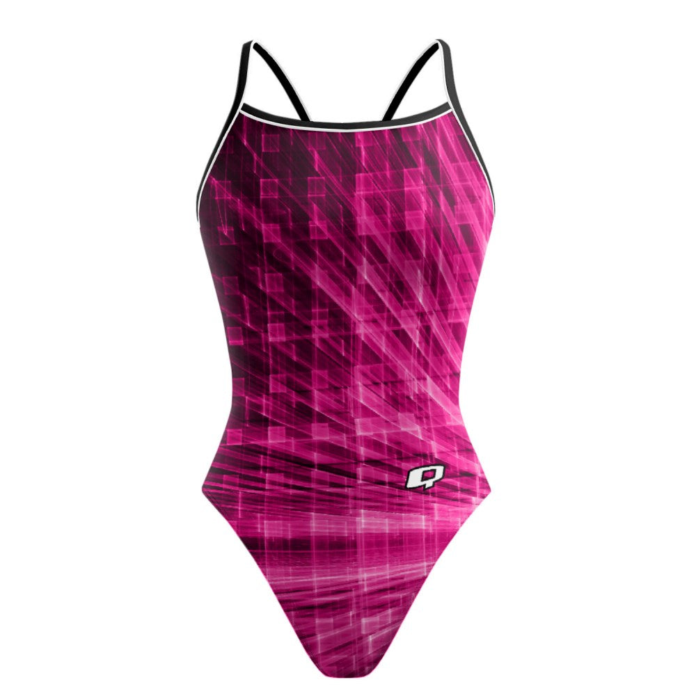 Pink Quantum - Sunback Tank Swimsuit