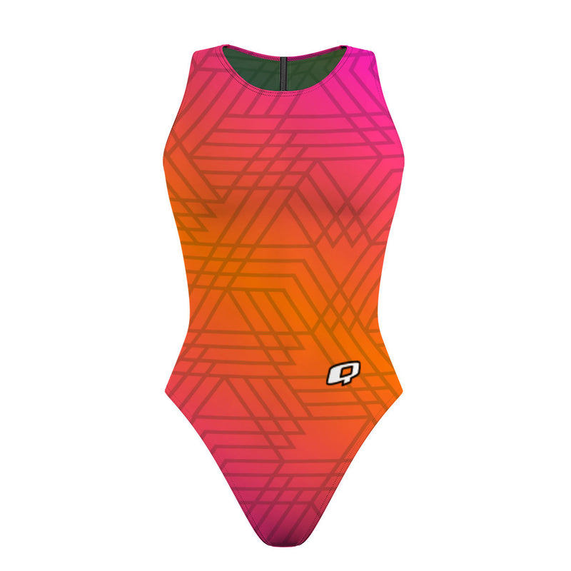 Solar Flare/Solar Women Waterpolo Reversible Swimsuit Classic Cut