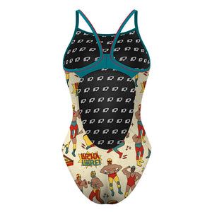 Lucha Libre - Skinny Strap Swimsuit