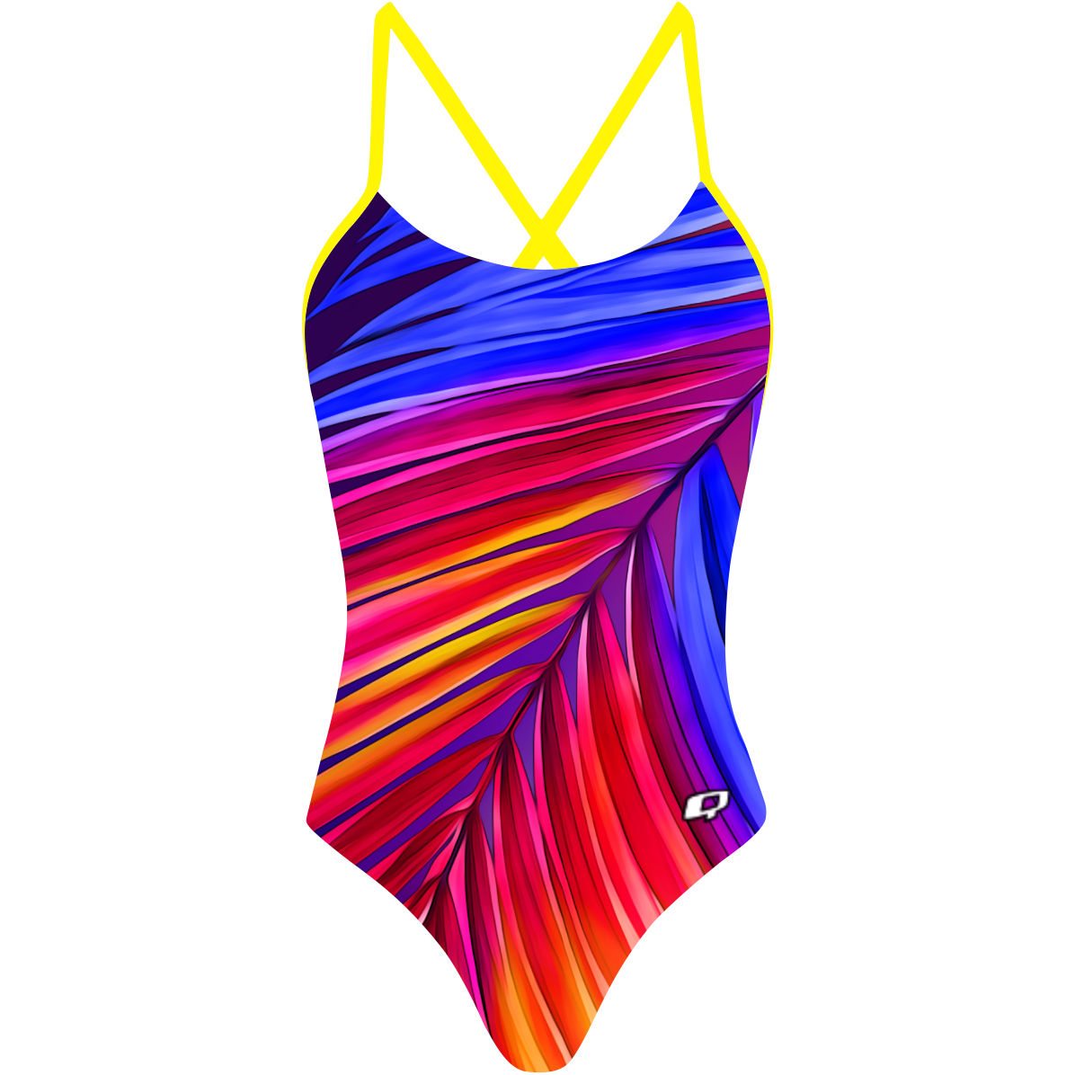 Sunset Palms - Tieback One Piece Swimsuit