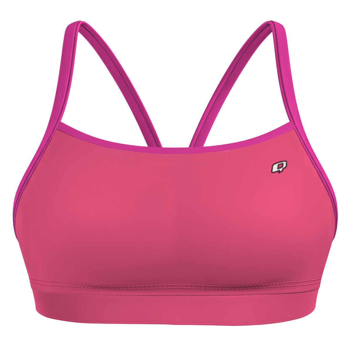 Pink Classic Sports Bikini Top