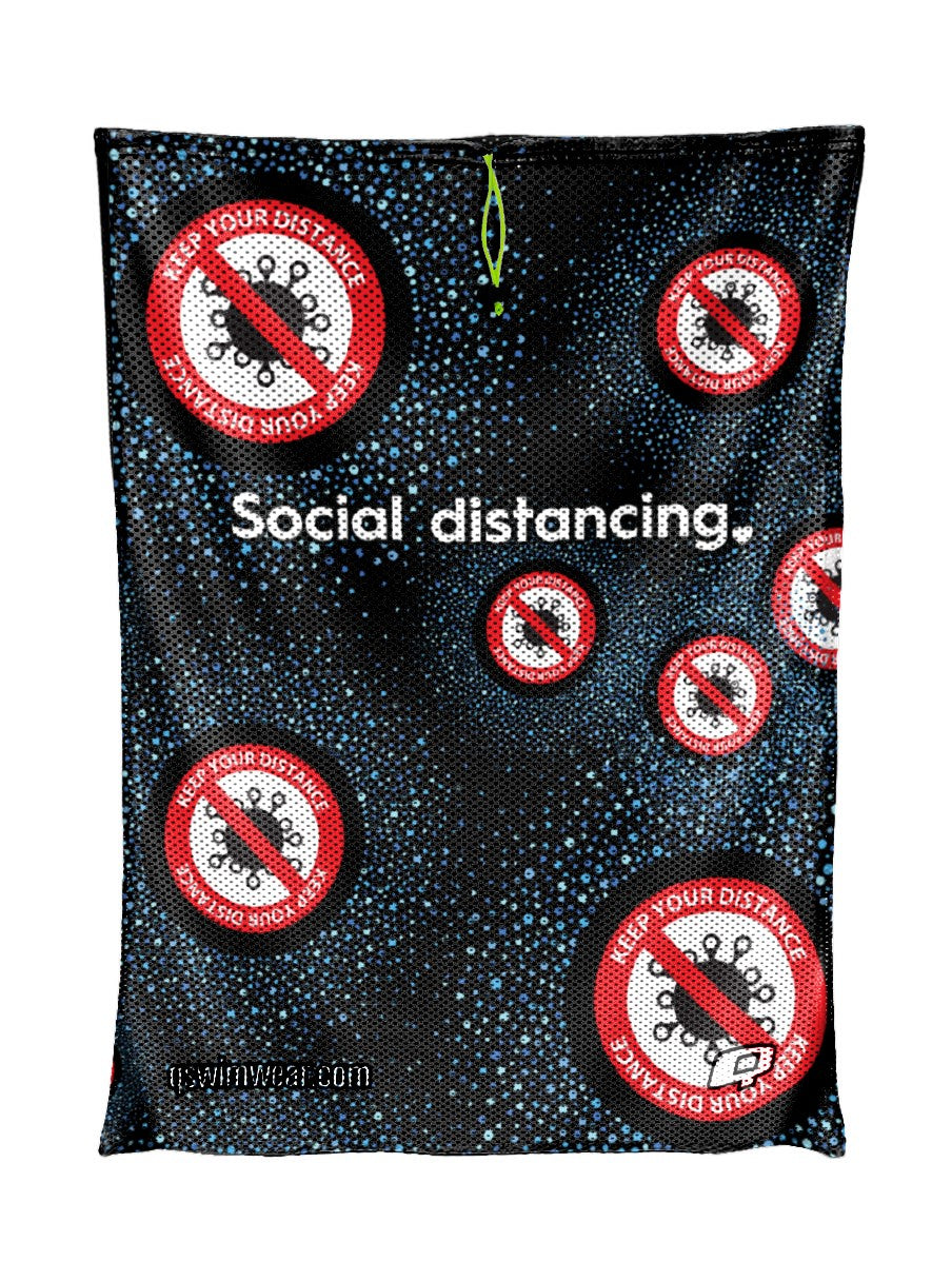 Be safe social distancing Mesh Bag