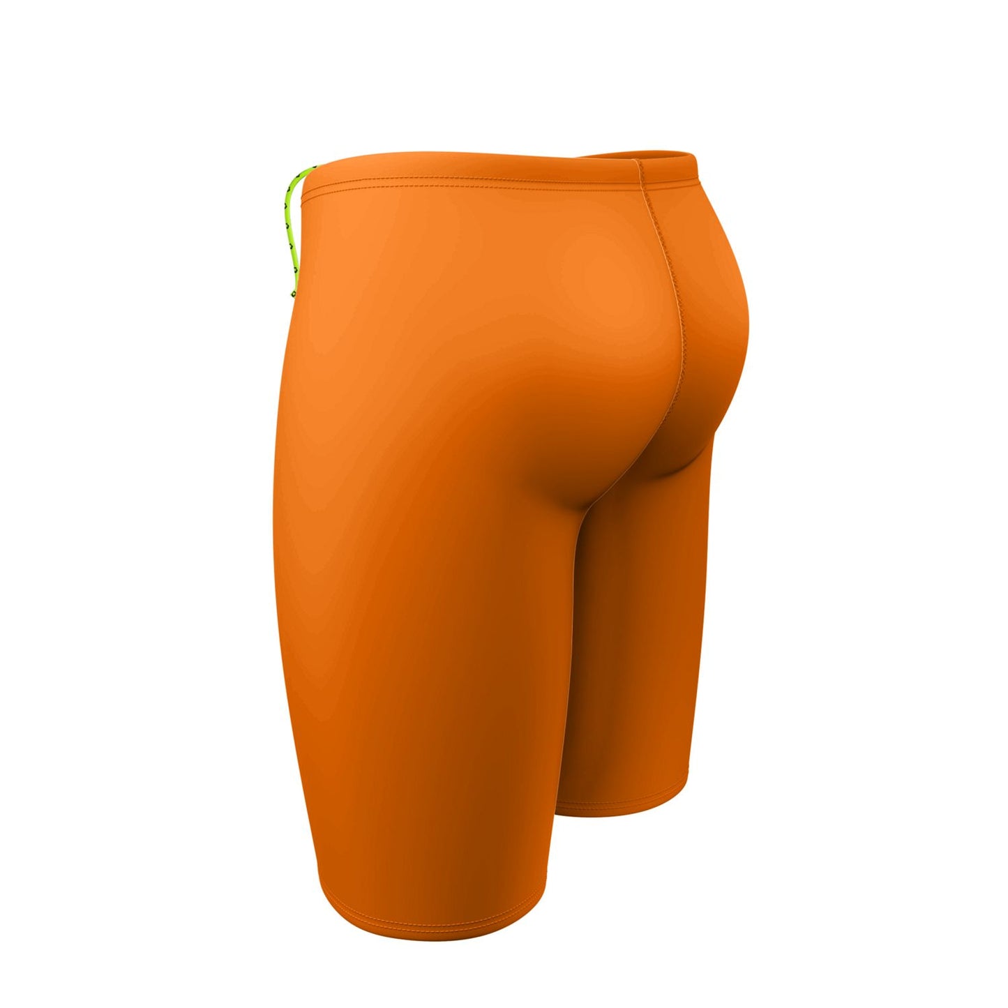 Orange Solid Jammer Swimsuit