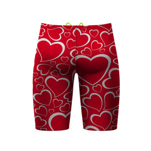 Double Hearted Jammer Swimsuit