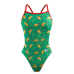 Taco 'Bout Swimming - Sunback Tank Swimsuit