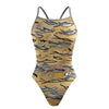 If Fishes Were Wishes - Sunback Tank Swimsuit