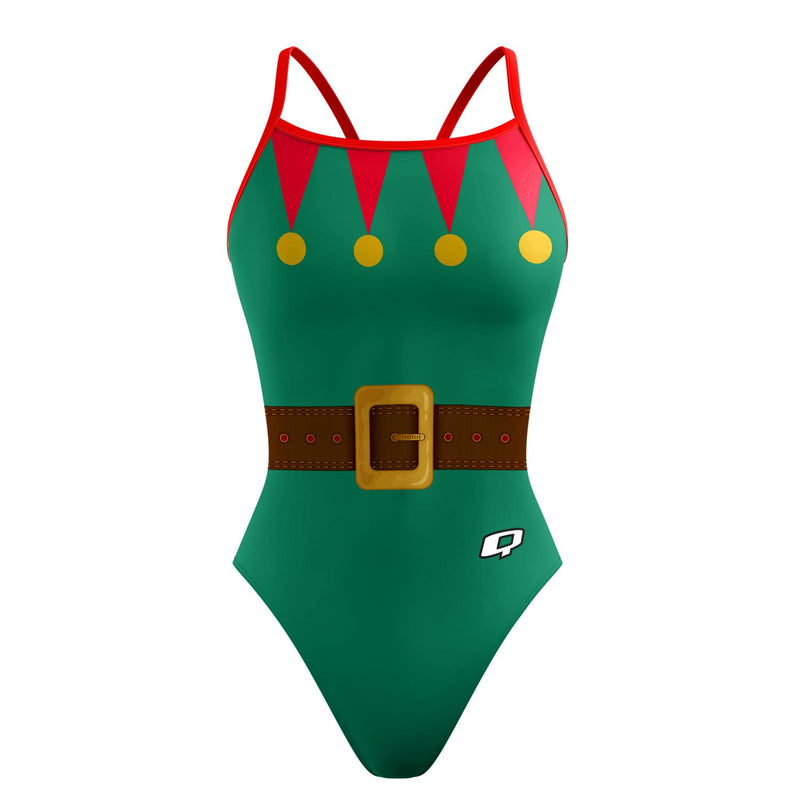 Santa's Helper - Sunback Tank Swimsuit