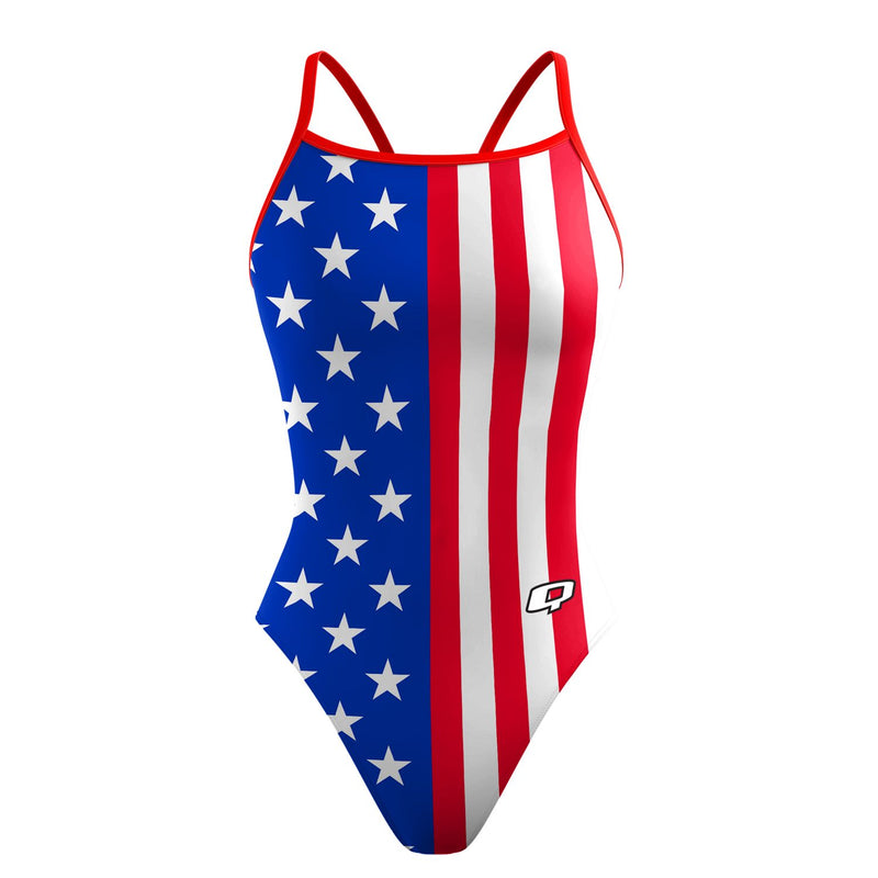 USA - Sunback Tank Swimsuit – Q Swimwear