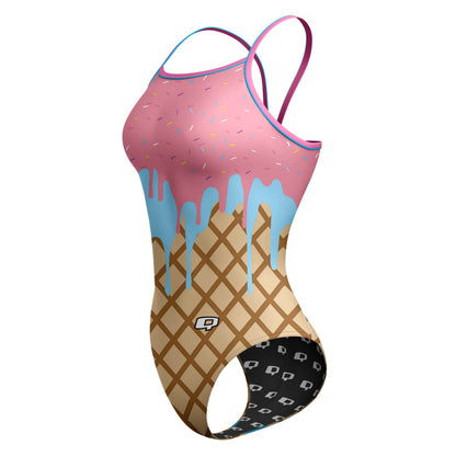 Ice Cream - Sunback Tank Swimsuit