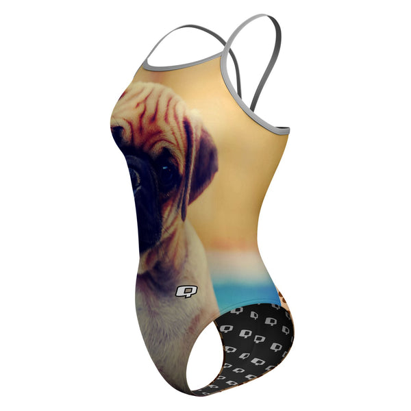 Pug Sunback Tank – Q Swimwear