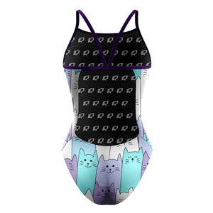 Cats - Sunback Tank Swimsuit