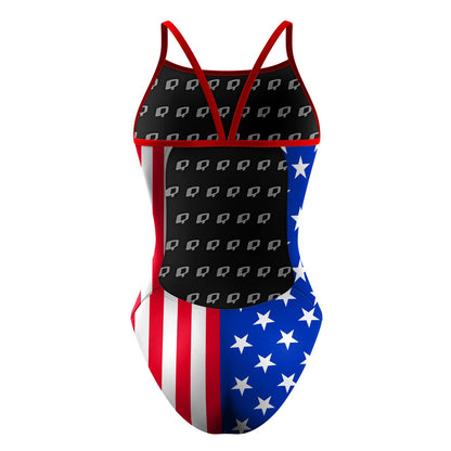 USA - Sunback Tank Swimsuit