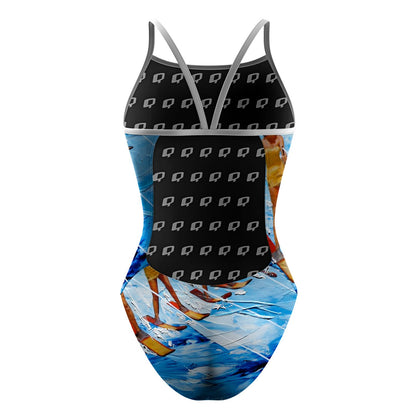 Rough Water Lagoon - Sunback Tank Swimsuit