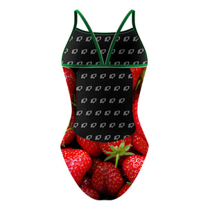 Strawberry - Sunback Tank Swimsuit