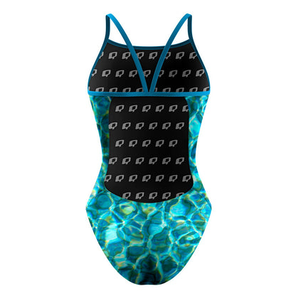 Pool Camo - Sunback Tank Swimsuit