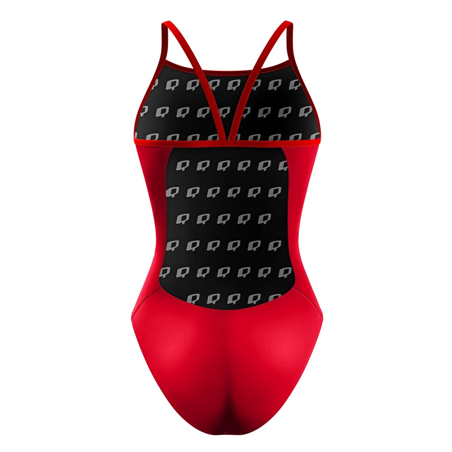 Red Sunback Tank Solid