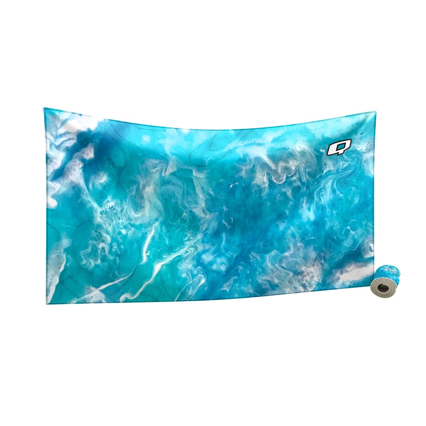 Ocean Topo Microfiber Swim Towel
