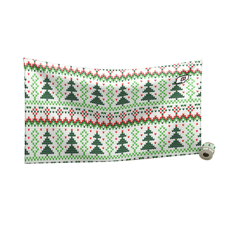 Christmas Tree Sweater Microfiber Swim Towel