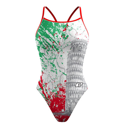 Italy Skinny Strap Swimsuit