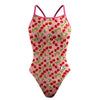 Cherry Picked Skinny Strap Swimsuit