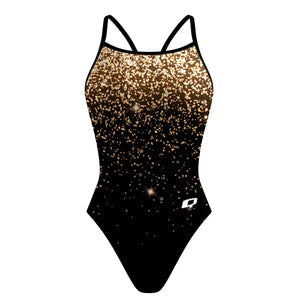 All that Glitters Skinny Strap Swimsuit