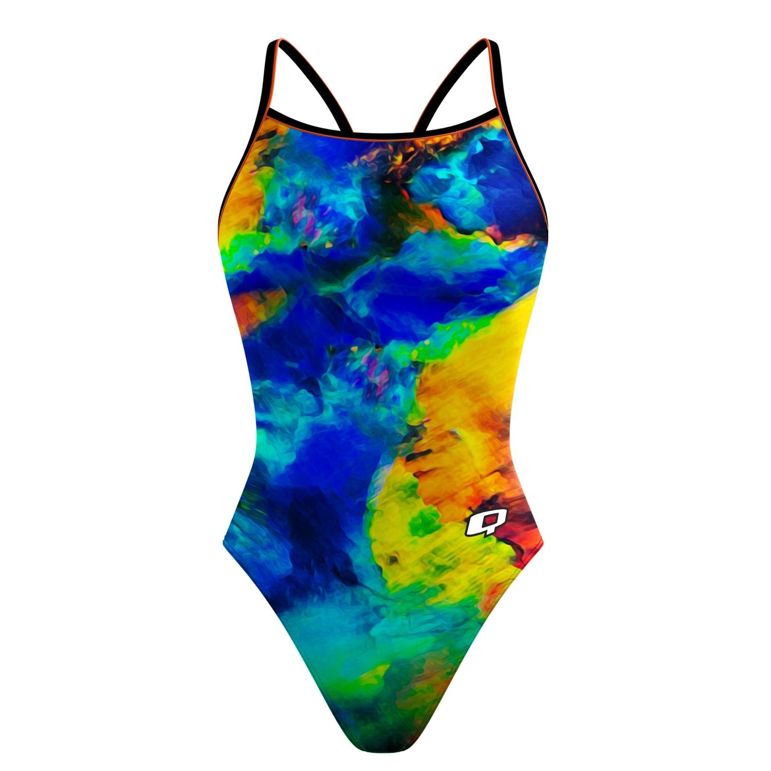 Fire Opal Skinny Strap Swimsuit – Q Swimwear