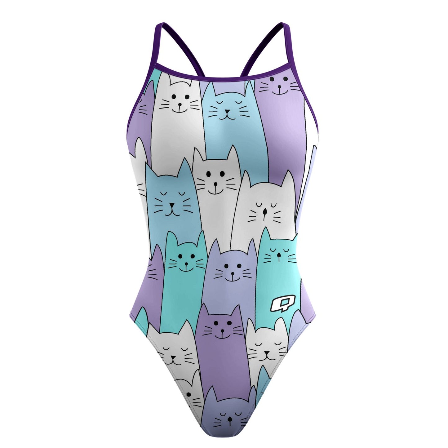 Cats Skinny Strap Swimsuit