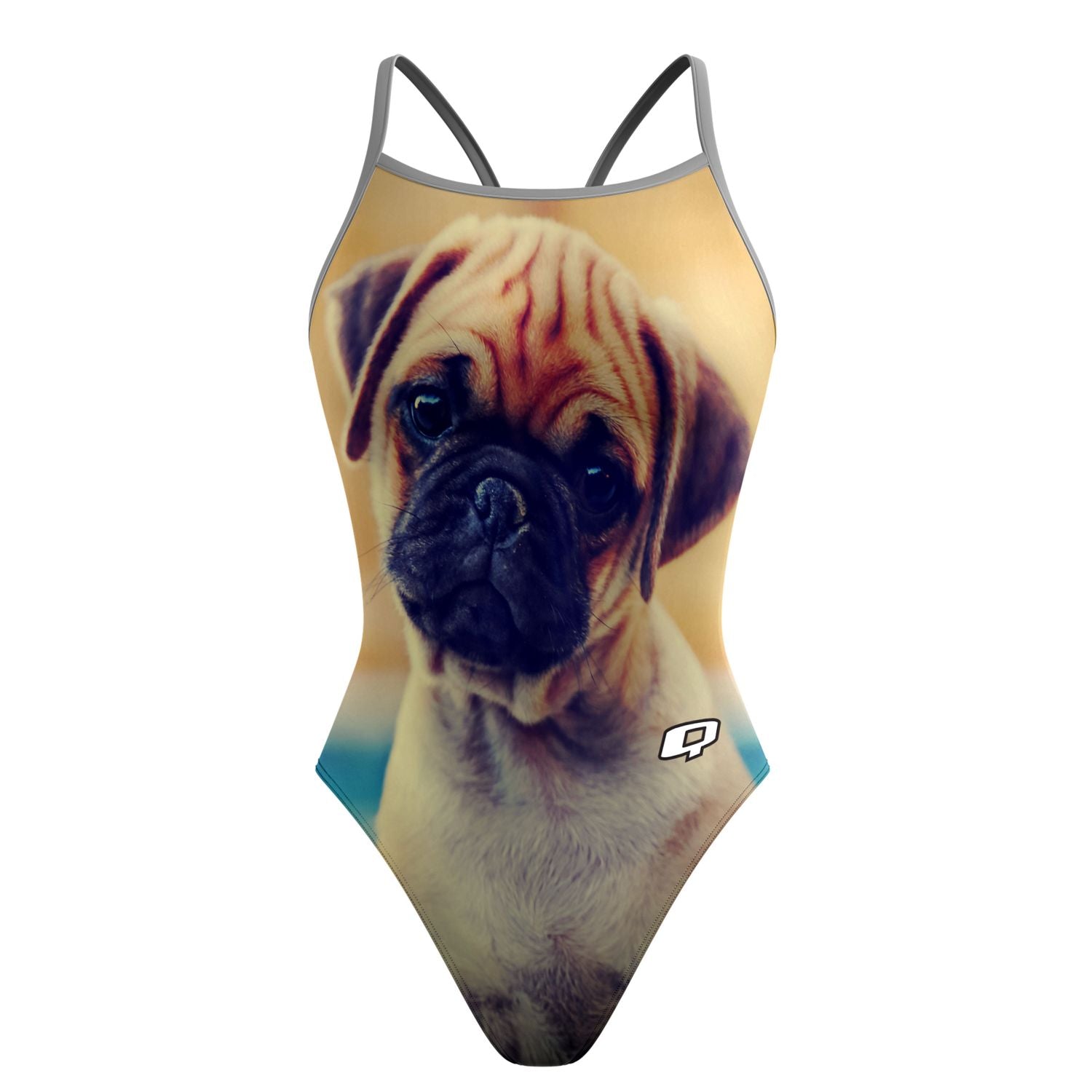 Pug Skinny Strap – Q Swimwear