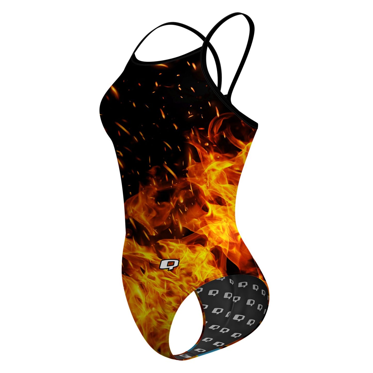 I'm on Fire Skinny Strap Swimsuit