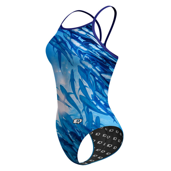 Poissons Libres Skinny Strap – Q Swimwear
