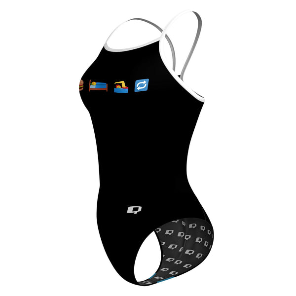 Swim Life Skinny Strap Swimsuit – Q Swimwear
