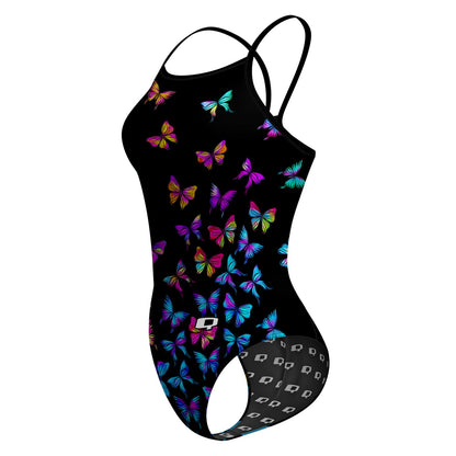 Butterfly Fly Away Skinny Strap Swimsuit