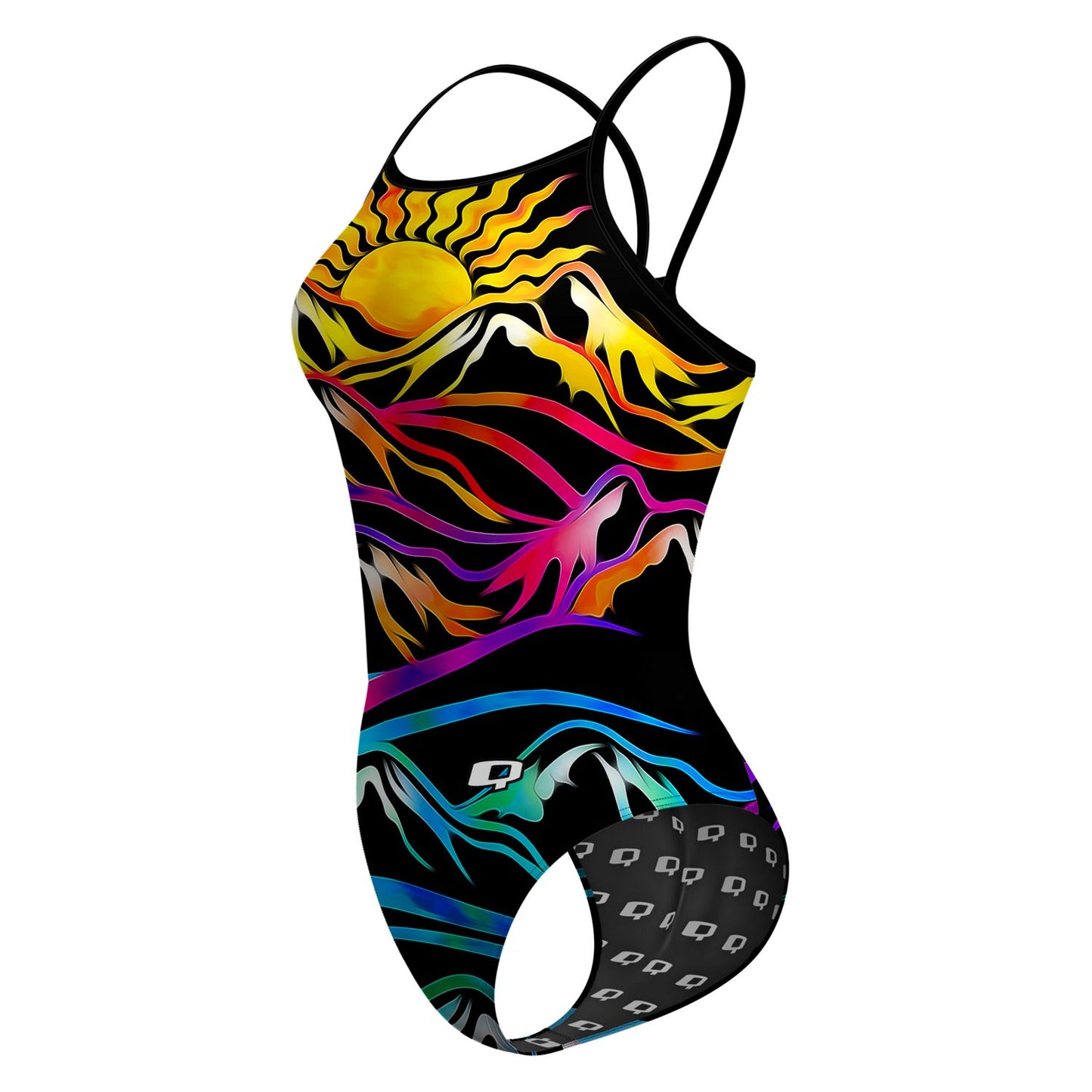 Everything the Light Touches Skinny Strap Swimsuit