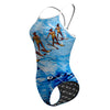 Rough Water Lagoon Skinny Strap Swimsuit
