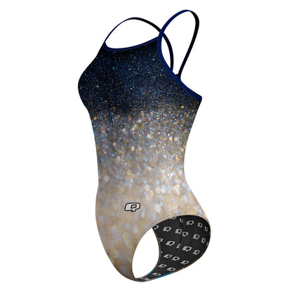 Glitter Bomb Skinny Strap Swimsuit