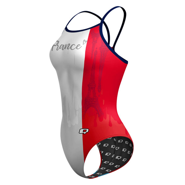 Paris Skinny Strap Swimsuit – Q Swimwear