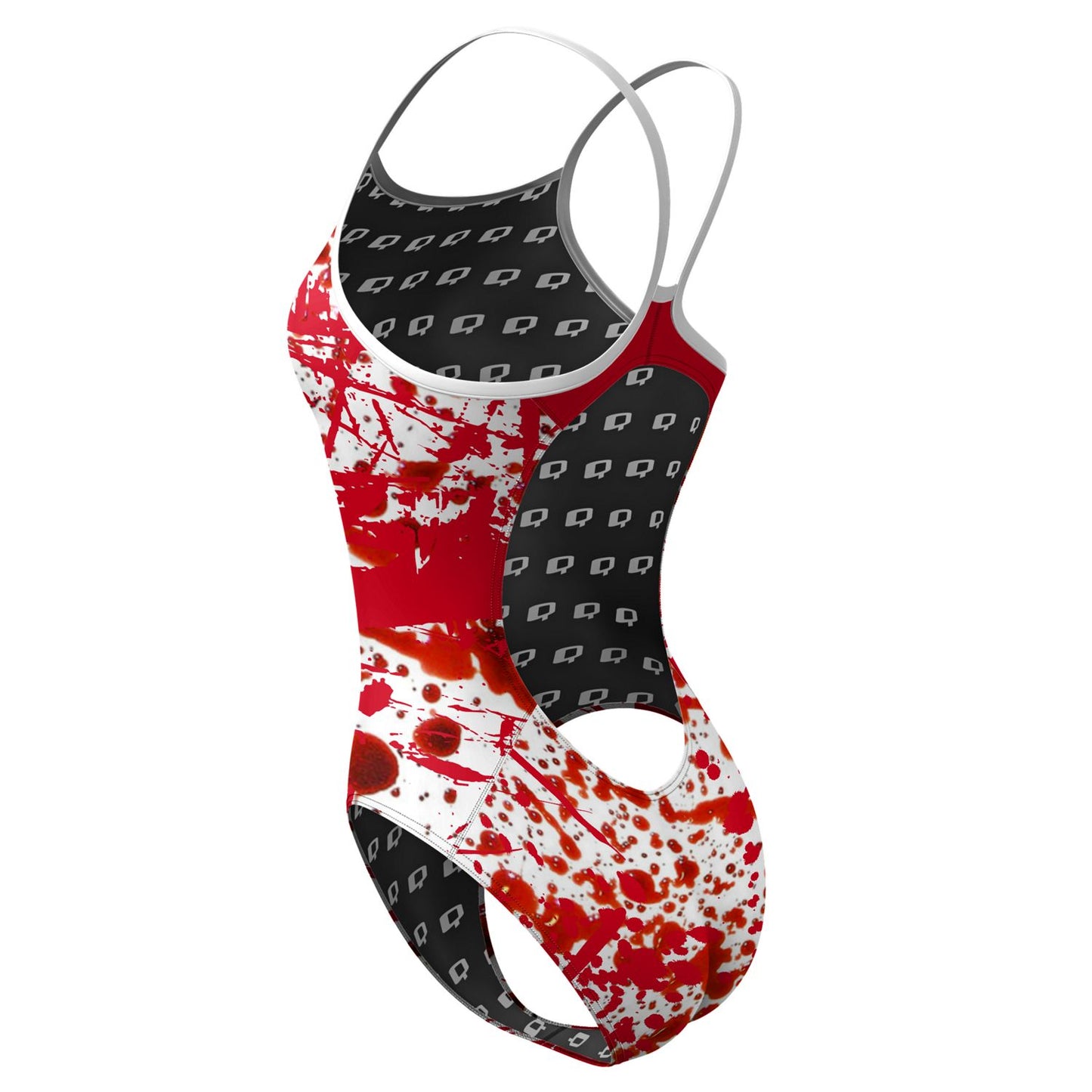 Splattered Skinny Strap