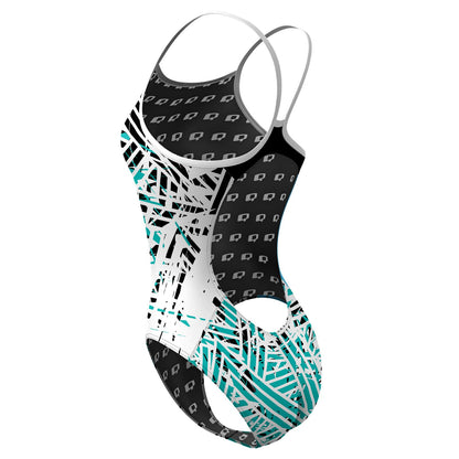 Chaos Skinny Strap Swimsuit