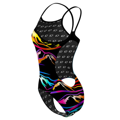 Everything the Light Touches Skinny Strap Swimsuit