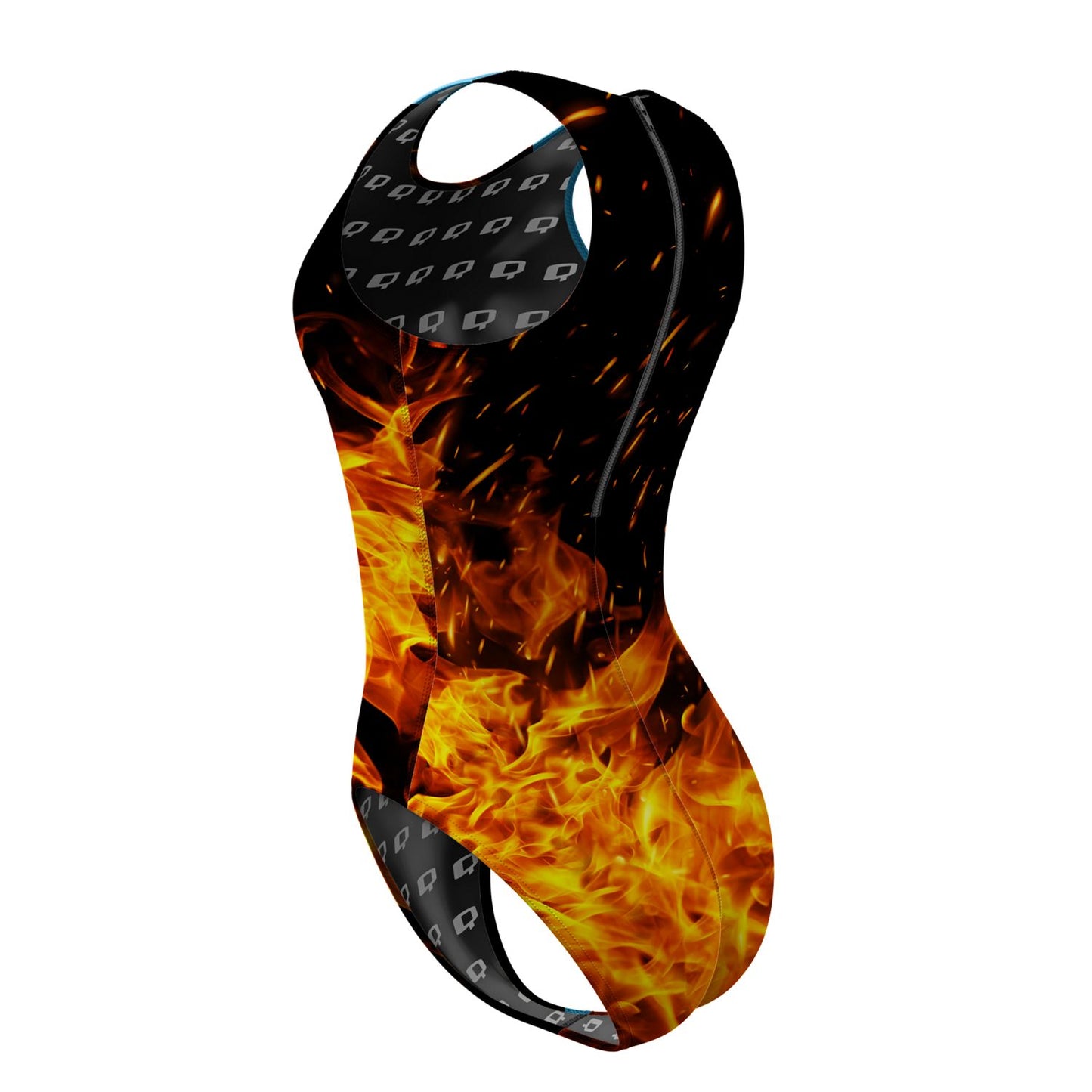 I'm on Fire - Women Waterpolo Swimsuit Classic Cut