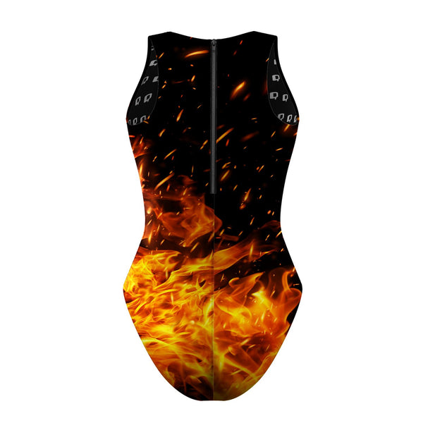 I'm on Fire - Women Waterpolo Swimsuit Classic Cut